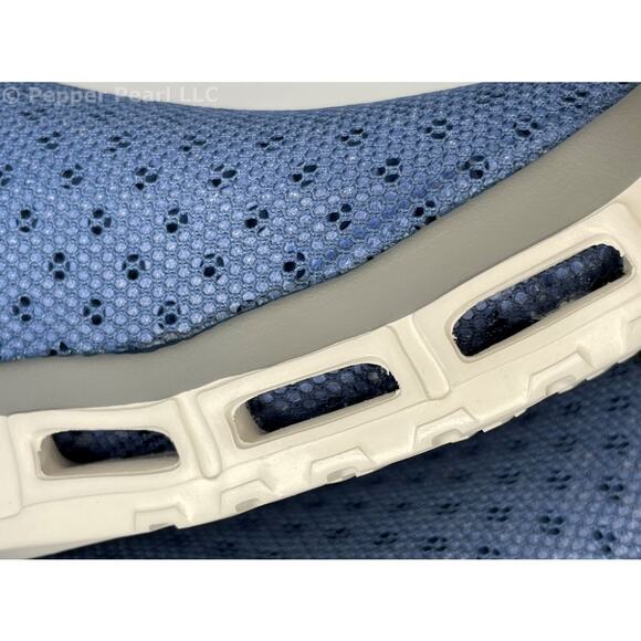 Fishing, Boat, Deck Shoes Neoprene Collar Men's Size 8 Blue Water Slip Resistant - Picture 9 of 11